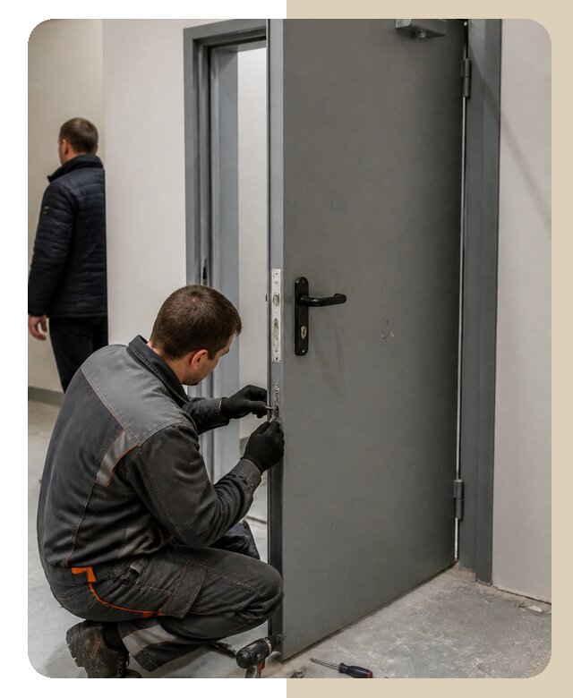 Ремонт противопожарной двери в Йошкаре-Ола по цене 6647 р. | ДвериЛегко-Шкр